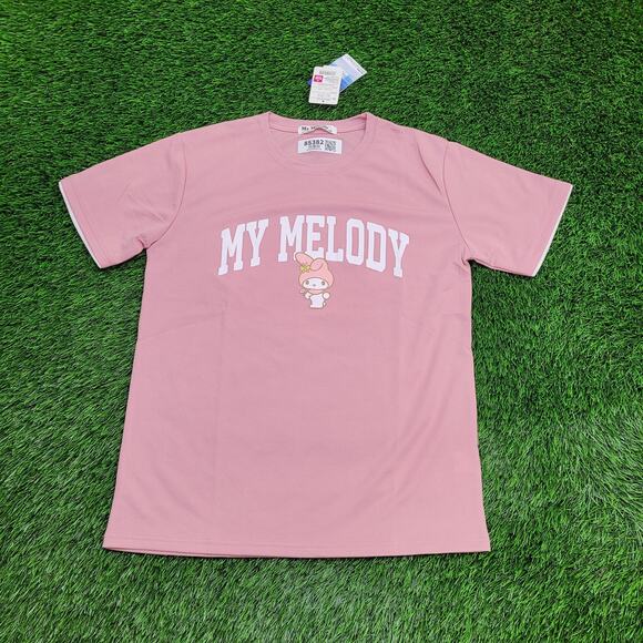 My-Melody Japanese Rabbit Shirt Womens L/XL 20x26 Pink Tv-Show - Picture 1 of 15